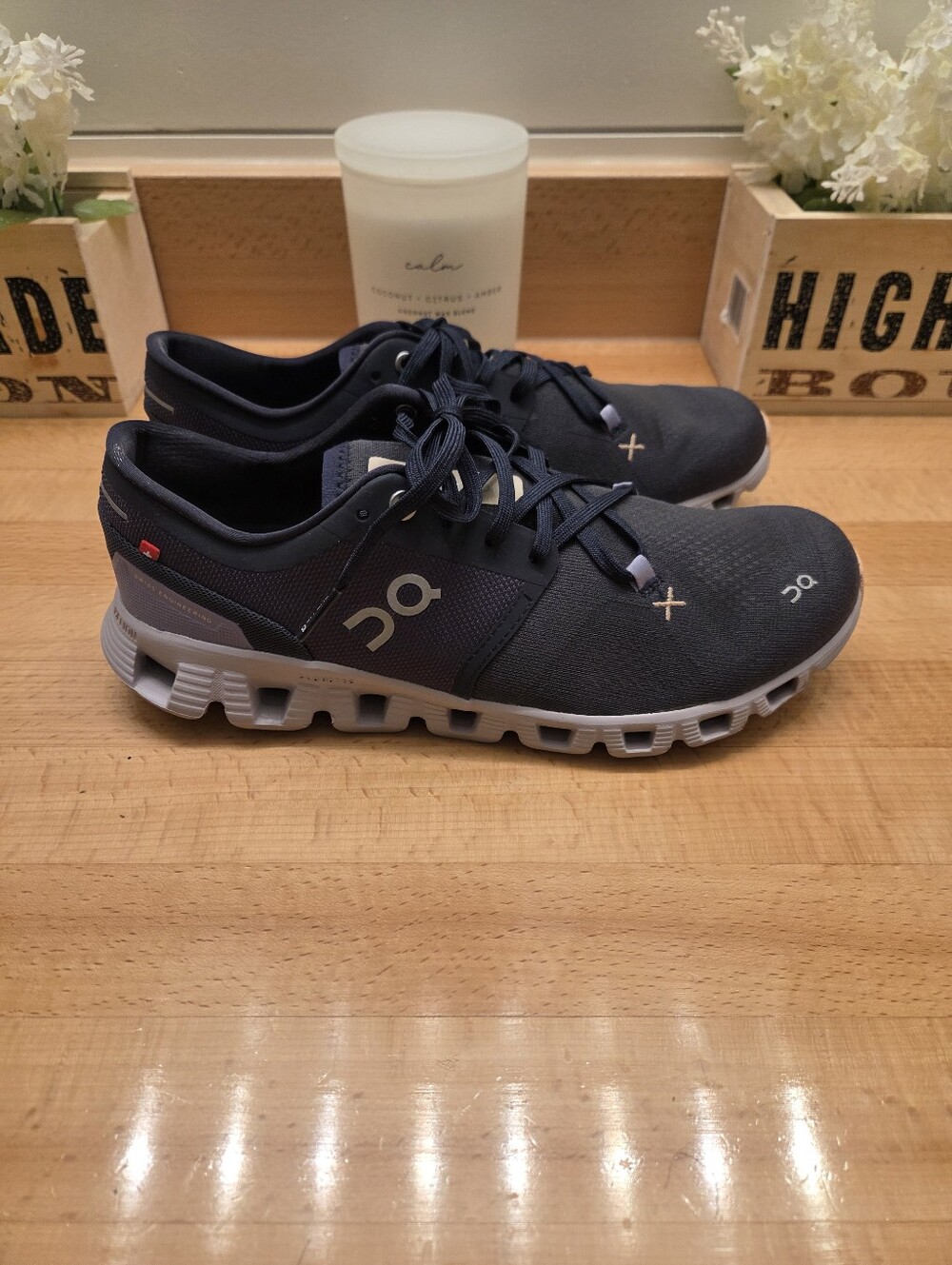 On Cloud X 3 Women's Running Sneakers Iron/Fade Size 9.5